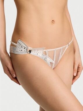 Victoria's Secret Atelier Fashion Show Limited Edition shine Bow Bikini Panty